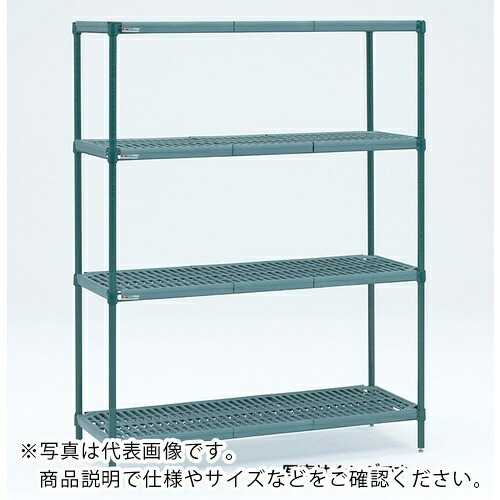 ERECTA ( エレクター ) 地下鉄道 スーパーエレクター・プロ 間口605mm×奥ぶかさ536mm×高さ1892粍 (P)4段 ( PR2124NK3P1900W4 ) 【製造業者取寄】