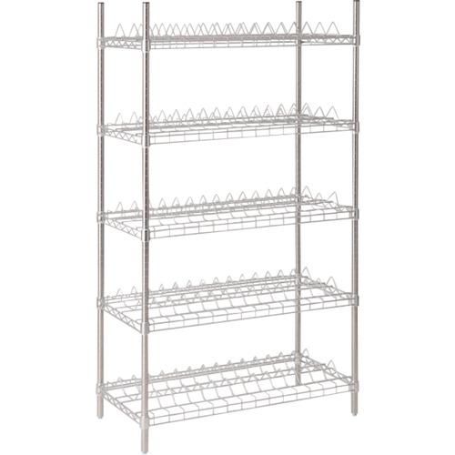 ERECTA ( エレクター ) リールシェルフ 間口910mm×奥ふかさ460mm×高さ1892粍(なおなお書き) DB付 5段 木管大きさφ180粍用 ( RSMS910APS1900W5 ) 【製造業者取寄】