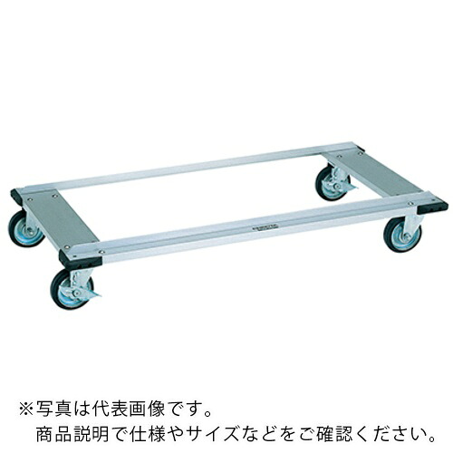 ERECTA ( エレクター ) エレクタードーリー φ100天然ゴム対角 S付 ( DMS760R100S ) 【製造業者取寄】
