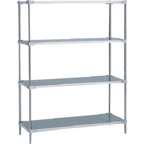 【SALE通貨価値】ERECTA ( エレクター ) 百貨店つづき物・櫂304ソリッドシェルフ 間口911mm×奥ふかさ461mm×高さ2197粍(なおなお書き) DB無 4段 ( MSS910SPS2200SN4 ) 【製造会社取寄】