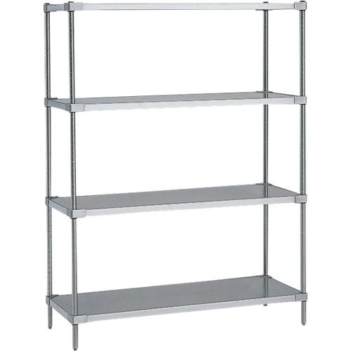 【SALE通貨価値】ERECTA ( エレクター ) 百貨店続きもの・304ソリッドシェルフ 間口1519mm×奥ふかさ614mm×高さ1587粍(P) DB無 4段 ( LSS1520SP1590N4 ) 【製造会社取寄】