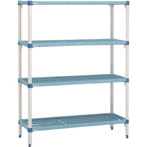 ERECTA ( エレクター ) 地下鉄道マックスQ 間口1215mm×奥ふかさ540mm×高さ1378粍 4段 ( MQ2148GMQ54PE4 ) 【製造業者取寄】