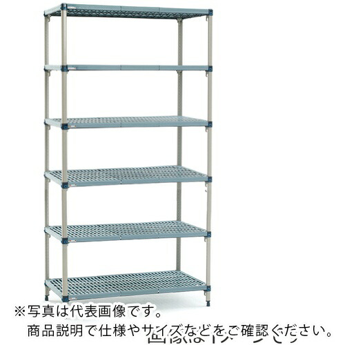 ERECTA ( エレクター ) メトロマックスQ 間口910mm×奥行465mm×高さ2191mm 6段 ( MQ1836GMQ86PE6 )