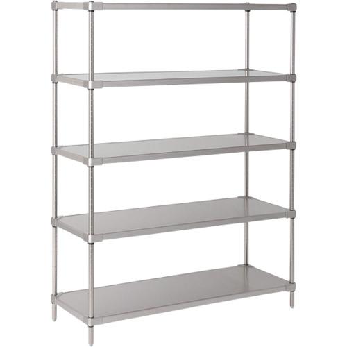 【SALE通貨価値】ERECTA ( エレクター ) 百貨店つづき物・櫂304ソリッドシェルフ 間口759mm×奥ふかさ461mm×高さ2197粍(なおなお書き) DB無 5段 ( MSS760SPS2200SN5 ) 【製造会社取寄】