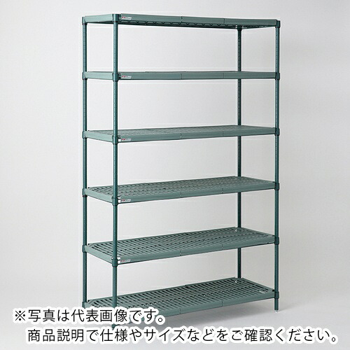 【SALE通貨価値】ERECTA ( エレクター ) 地下鉄道 スーパーエレクター・プロ 間口1824mm×奥ふかさ460mm×高さ1895粍 (PK)6段 ( PR1872NK374PK36 ) 【製造業者取寄】