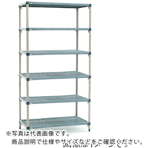 【SALE通貨価値】ERECTA ( エレクター ) 地下鉄道マックスQ 間口1366mm×奥ふかさ620mm×高さ2191粍 6段 ( MQ2454GMQ86PE6 ) 【製造会社取寄】
