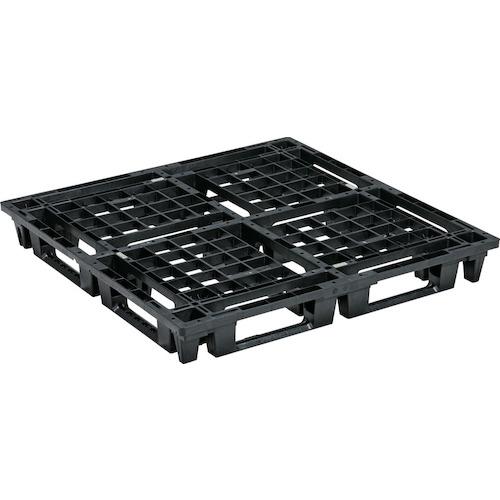 サンコー ( 三甲 ) リサイクルプラスチックパレット SN4-1111LD 8N5235 ( 8N523500BKYR4 ) 【2個書き割り】 【製造会社取寄】