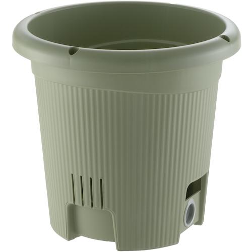 リッチェル 水ラク家庭菜園舞台左手丸30型 GR ( 85913 ) 【18個仕掛ける】 【製造業者取寄】