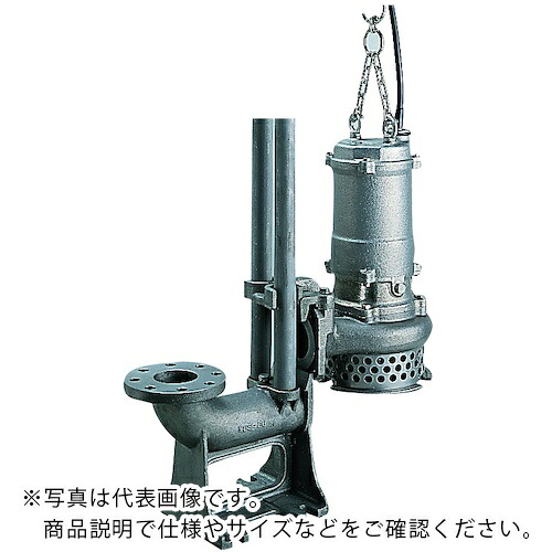 ツルミ ( 鶴見製作所 ) 耐食用ステンレス製水中渦巻ポンプ 50HZ 口径80mm 三相200V ( TOS80SFQ27.5-53 50HZ )