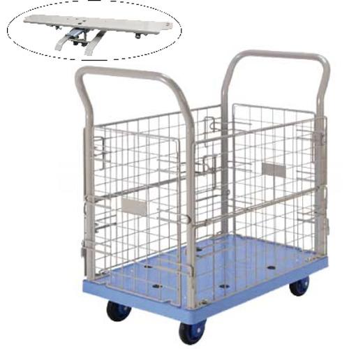 【SALE通貨価値】ヨドノ 脂製携帯型鉄道車両 金網張 ストッパー付 ( 101PF-ST ) 【製造会社取寄】