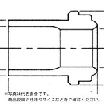 Fujikin ( フジキン ) ステンレス鋼製UJRあと継ぎ_UJR-6.35X9.52MS-L15.2 ( UJR-6.35X9.52MS-L15.2-316LMAPM )