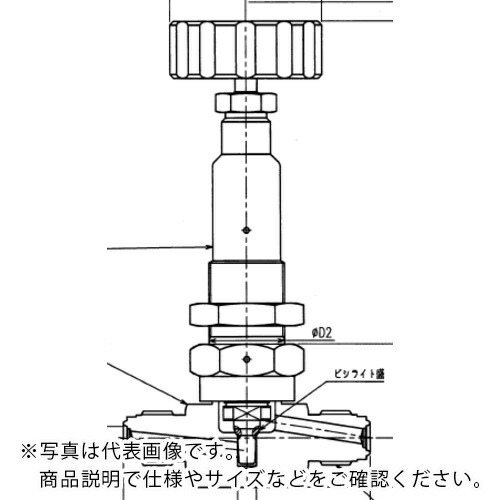 Fujikin ( フジキン ) SUS鋼製ベローズバルブ_0.98MPa_FUBFN-71 ( FUBFN-71L-9.52 )