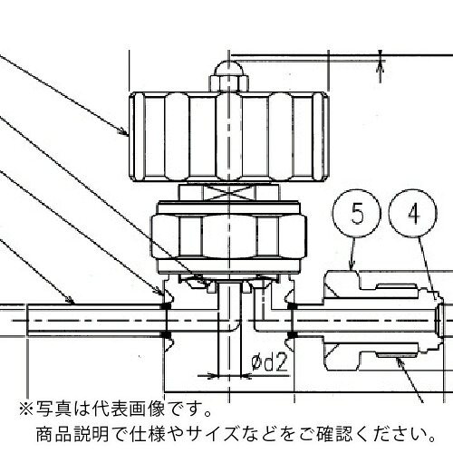 Fujikin ( フジキン ) SUS鋼製ダイレクトダイヤフラムバルブ_1MPa_FUND-51G ( FUND-51G-12.7X12.7JR-DME ) 【製造業者取寄】