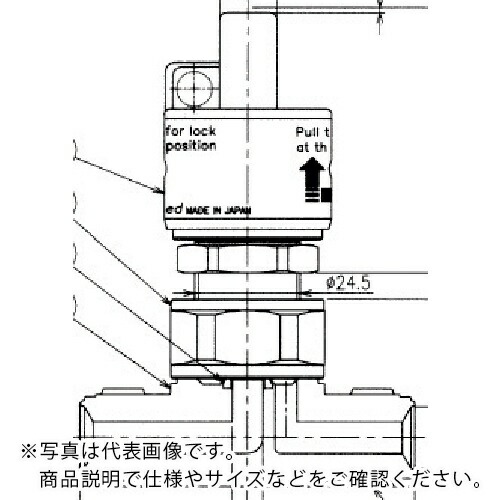 【SALE通貨価値】Fujikin ( フジキン ) SUS鋼製ダイレクトダイヤフラムバルブ_1MPa_FUNDL-71G ( FUNDL-71GL-9.52 ) 【製造会社取寄】