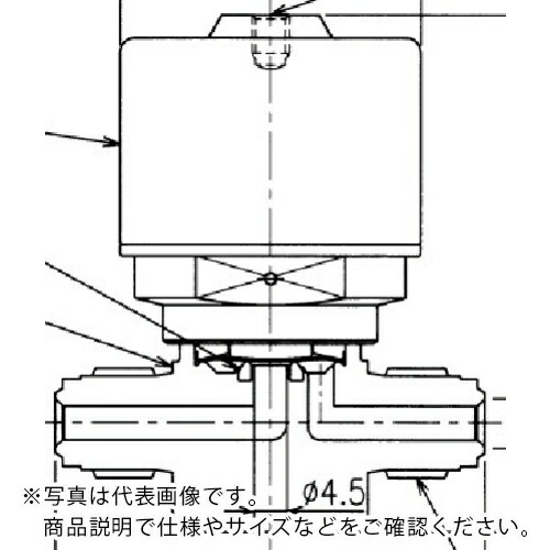 Fujikin ( フジキン ) SUS鋼製自動ダイレクトダイヤフラムバルブ_1MPa_FPR-ND-71 ( FPR-ND-71-6.35-316LP-PI-G )