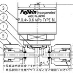 Fujikin ( フジキン ) ハステロイ製自動小銃ダイレクトダイヤフラムバルブ_1MPa_FPR-HND ( FPR-HND-71-6.35-2 ) 【製造業者取寄】