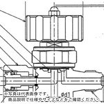 【SALE通貨価値】Fujikin ( フジキン ) SUS鋼製ダイレクトダイヤフラムバルブ_2MPa_FUND-72G ( FUND-72G-6.35-4 ) 【製造会社取寄】