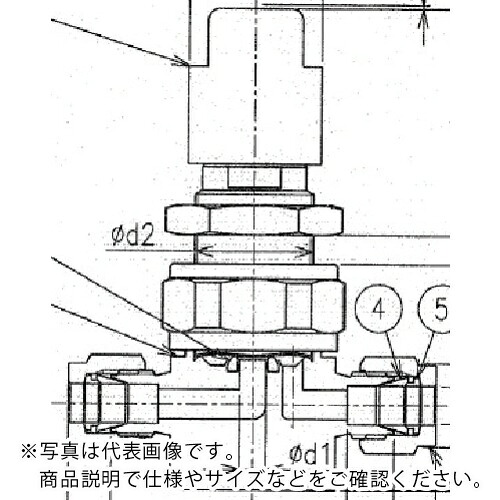 Fujikin ( フジキン ) SUS鋼製ダイレクトダイヤフラムバルブ_1MPa_FUNDL-91G ( FUNDL-91G-6.35 )