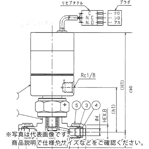 Fujikin ( フジキン ) SUS鋼製自動小銃ベローズバルブ_1MPa_FPR-91 ( FPR-91LS-6.35#A ) 【製造業者取寄】