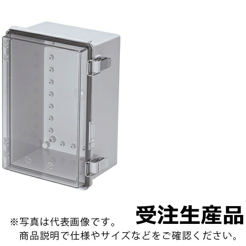 タカチ ( タカチ電機工業 ) UL認証 防水・防塵開閉式ポリカ-ボネートプラボックス BC-Cシリーズ 141×280×190mm ( BC-CTP-192814 )