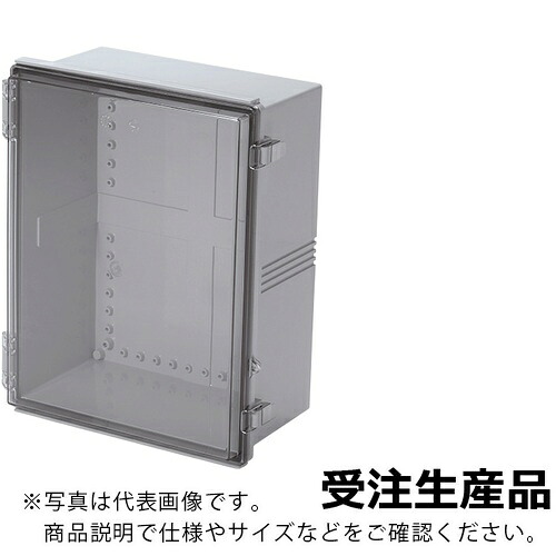 タカチ ( タカチ電機産業 ) UL公証 雨合羽・防塵開閉式ポリカ-ボネートプラボックス BC-Cつづき物 201×450×350粍 ( BC-CTP-354520 ) 【製造業者取寄】