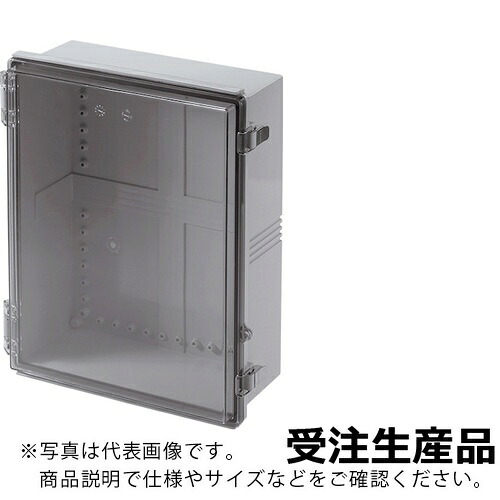 【SALE通貨価値】タカチ ( タカチ電機実業 ) UL公許 雨合羽・防塵開閉式ポリカ-ボネートプラボックス BC-C続きもの 160×450×350粍 ( BC-CTP-354516 ) 【製造会社取寄】