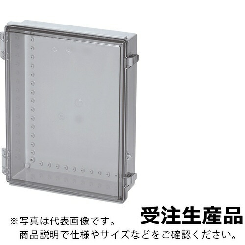 タカチ ( タカチ電機産業 ) UL公証 雨合羽・防塵開閉式ポリカ-ボネートプラボックス BC-Cつづき物 120×450×350粍 ( BC-CTP-354512 ) 【製造業者取寄】