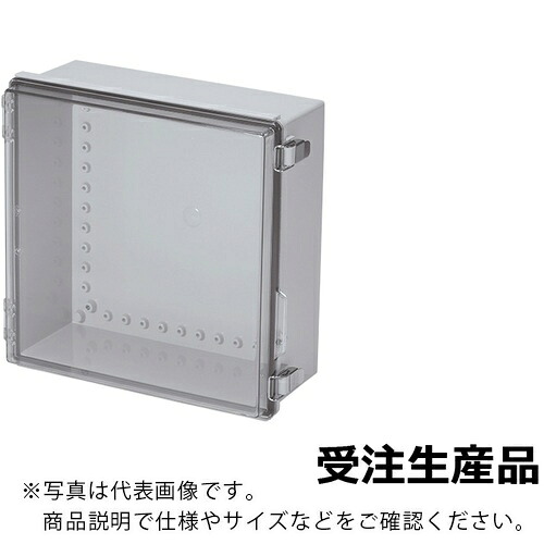 タカチ ( タカチ電機産業 ) UL公証 雨合羽・防塵開閉式ポリカ-ボネートプラボックス BC-Cつづき物 150×350×350粍 ( BC-CTP-353515 ) 【製造業者取寄】