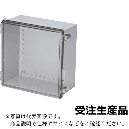 【SALE通貨価値】タカチ ( タカチ電機実業 ) UL公許 雨合羽・防塵開閉式ポリカ-ボネートプラボックス BC-C続きもの 181×350×350粍 ( BC-CTP-353518 ) 【製造会社取寄】