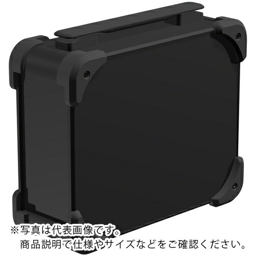 【SALE通貨価値】タカチ ( タカチ電機加工 ) 端っこ差し固める付キャリングケース AUGHつづき物 111×308×258粍 黒いこと/黒いこと/黒いこと ( AUGH99-25-30-BBB ) 【製造会社取寄】