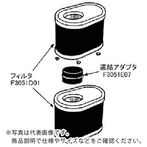 DAIHEN ( ダイヘン ) こし器継ぎ合わせるアダプター ( F3051E07 )