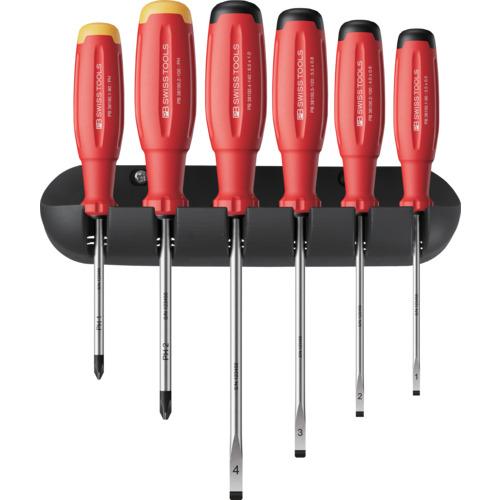 【SALE通貨価値】PBスイスツールズ スイスグリップエボ・ドライバーセット、拡張スロット\u0026amp;つけ加える用S ( 38244.H )
