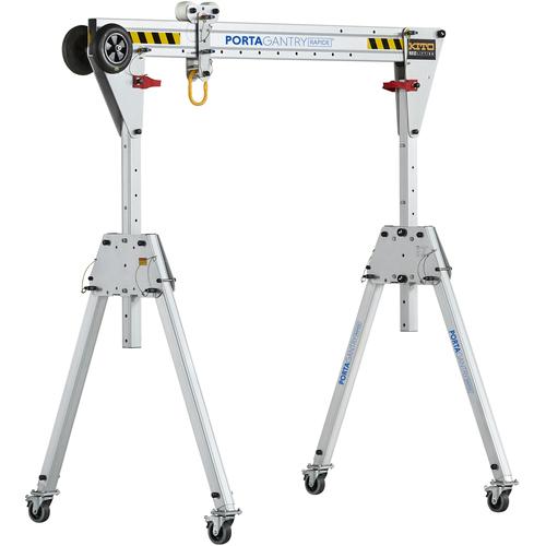 【SALE必要経費】KITO ( キトー ) 民族大移動式門型起重機“キトーポータガントリーラピードタイプ”(折りたたみ式)250kg ( PGR003T4000 )