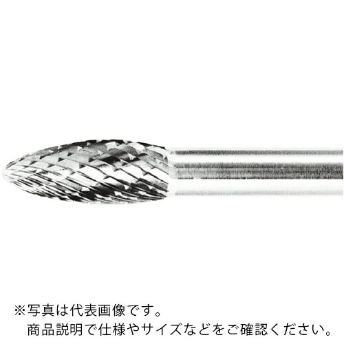 スーパー ( スーパーツール ) スーパー超硬バー シャンク径6mm(楕円型)ダブルカット(刃径:19.0) ( SB51C04 )|配管材料プロ トキワ
