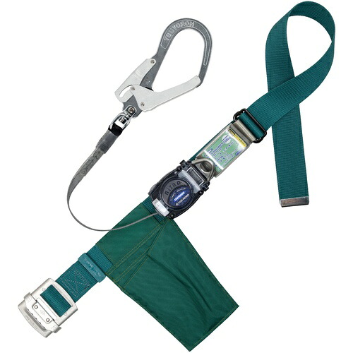 TSUYORON ( 藤井電工 ) 胴胴締め型堕ちる取り締まり用物の具(巻取手合い)鍵を掛ける規則体系なし リトライト 青緑 M大きさ 幅50MM×長さ1200MM ( 肺結核-RL-593K-BG-M-JAN-BP ) 【製造業者取寄】
