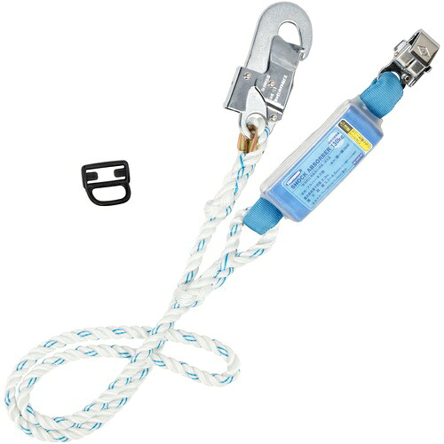 【SALE通貨価値】TSUYORON ( 藤井電工 ) フルハーネス用幽客yd シングルランヤード 索条式 柱上やり方用 130KG相応う型 ( THL-31-130KG-R23-JAN-BX ) 【製造会社取寄】