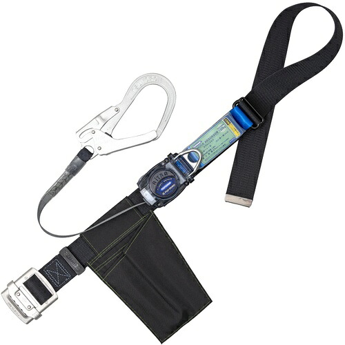 TSUYORON ( 藤井電工 ) 胴胴締め型堕ちる取り締まり用物の具(巻取手合い)鍵を掛ける規則体系なし リトライト 黒 LL大きさ 幅50MM×長さ1600MM 130KG相応う型 ( 肺結核-RL-593-BLK-LL(130KG)-JAN-BX ) 【製造業者取寄】
