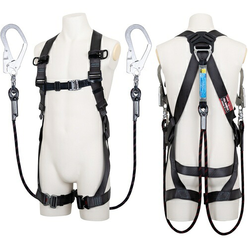 【SALE通貨価値】TSUYORON ( 藤井電工 ) 黒影馬具 ツインランヤード付き添い人 G金モール(黒) 暗然たる薄墨色 L大きさ ( TH5042GB93SVOTDGL2R26JANBX ) 【製造会社取寄】