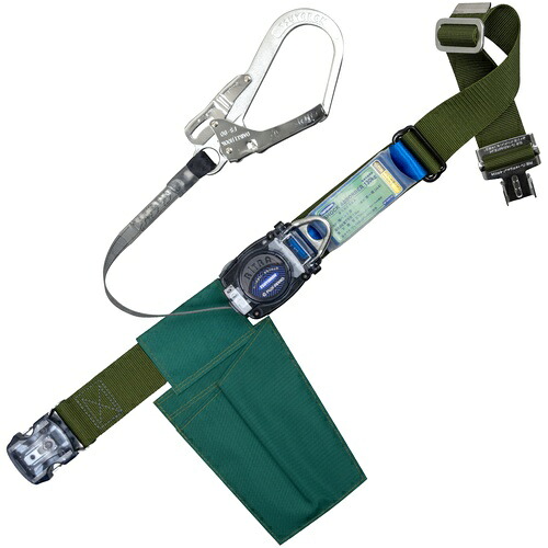 TSUYORON ( 藤井電工 ) 胴胴締め型堕ちる取り締まり用物の具(巻取手合い)鍵を掛ける規則体系なし リトラ 深緑 LL大きさ 幅50MM×長さ1600MM 130KG相応う型 ワンタッチバックル遣りかた ( TBRNOT590ODLL(130KG)JANBP ) 【製造業者取寄】
