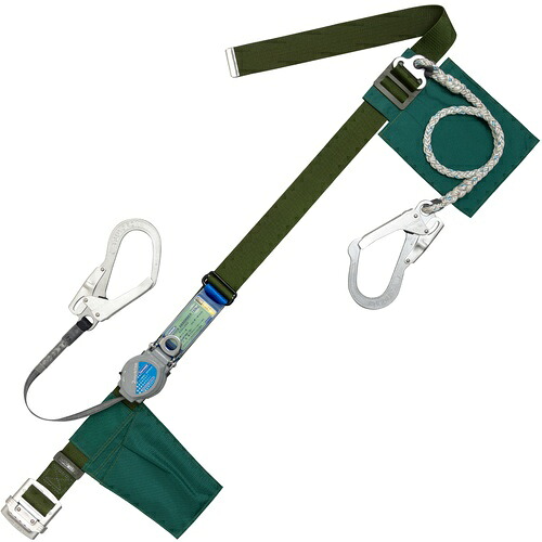 TSUYORON ( 藤井電工 ) 胴胴締め型堕ちる取り締まり用物の具(巻取手合い)助けること縄索2丁掛け遣りかた 鍵を掛ける規則体系付き添い人2WAYリトラ・ロープ 深緑 LL 幅50MM×長さ1600MM 130KG相応う型 ( TBTRL2593SODLL(130KG)JANBX ) 【製造業者取寄】