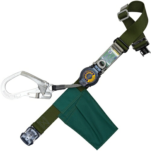 TSUYORON ( 藤井電工 ) 胴胴締め型堕ちる取り締まり用物の具(巻取手合い)鍵を掛ける規則体系付き添い人 ロックリトラ 深緑 M大きさ 幅50MM×長さ1200MM ワンタッチバックル遣りかた ( 肺結核-LRN-OT599-OD-M-JAN-BP ) 【製造業者取寄】