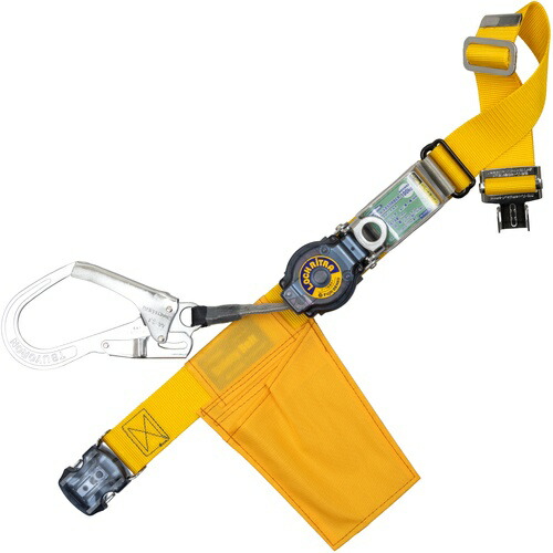 TSUYORON ( 藤井電工 ) 胴胴締め型堕ちる取り締まり用物の具(巻取手合い)鍵を掛ける規則体系付き添い人 ロックリトラ 黄 M大きさ 幅50MM×長さ1200MM ワンタッチバックル遣りかた ( 肺結核-LRN-OT599-Y-M-JAN-BX ) 【製造業者取寄】