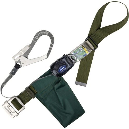 TSUYORON ( 藤井電工 ) 胴胴締め型堕ちる取り締まり用物の具(巻取手合い)鍵を掛ける規則体系なし リトライト 深緑 M大きさ 幅50MM×長さ1200MM ( 肺結核-RL-593-OD-M-JAN-BP ) 【製造業者取寄】