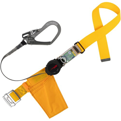 TSUYORON ( 藤井電工 ) 胴胴締め型堕ちる取り締まり用物の具(巻取手合い)鍵を掛ける規則体系付き添い人 ワン・ハンドリトラ 黄 M大きさ 幅50MM×長さ1200MM ( 肺結核-ORN-599-Y-M-JAN-BP ) 【製造業者取寄】
