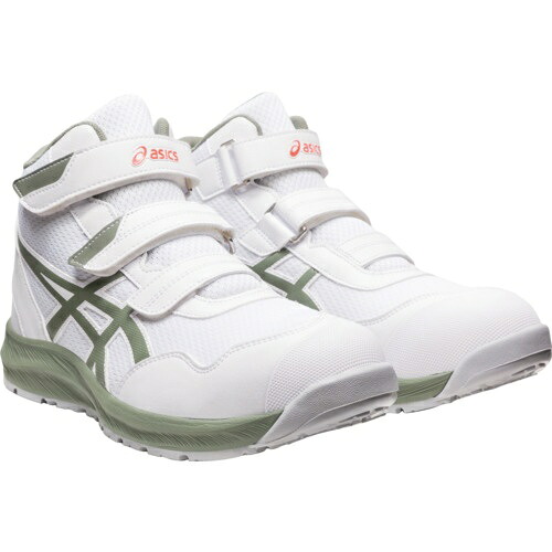 ASICS ( アシックス ) ウィンジョブCP216 白いことXライケングリーン 22.5糎 ( 1273A076.100-22.5 )