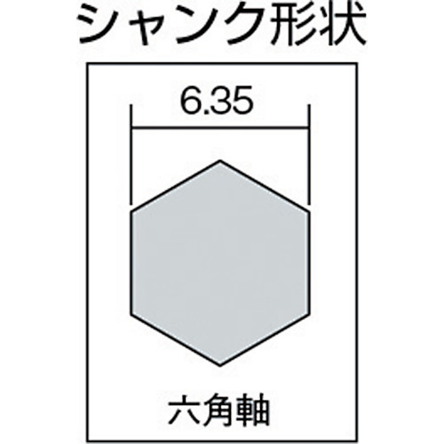 25％OFF】 エビ ステージドリル ノンコーティング ９段 六角軸 ５