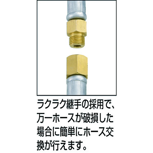 ＴＲＩＥＮＳ エアーホースリール 内径６．５ｍｍ×２０ｍ SHR-20Z