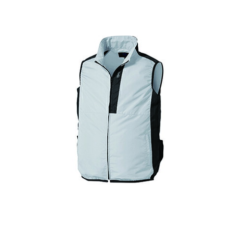 空調服 空調服R ベスト(ウェアのみ) \u0026 空調服R スターターキット ( KU92250/シルバー/M + SKSP01 )
