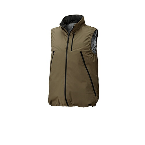 空調服 空調服R ベスト(ウェアのみ) \u0026 空調服R スターターキット ( AR22001/カーキ/LL + SKSP02B )
