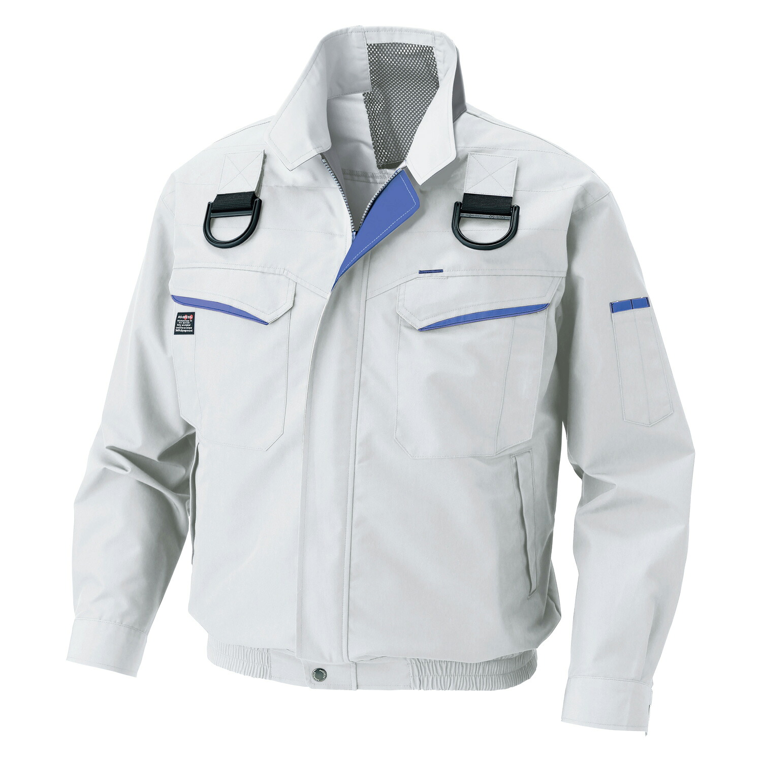 サンエス 冷房装置風神服Rフルハーネス用長袖上衣+デバイス仕掛ける ( KF90470G+6ｼﾙﾊﾞｰ+S + RD9291J + RD9230H )